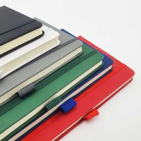 PU Notebooks with Pen Holder in A5 Size - Image 3