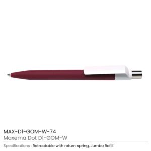 Dot Pens with White Clip - Image 25