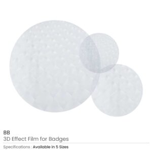 3D Effect Film for badges