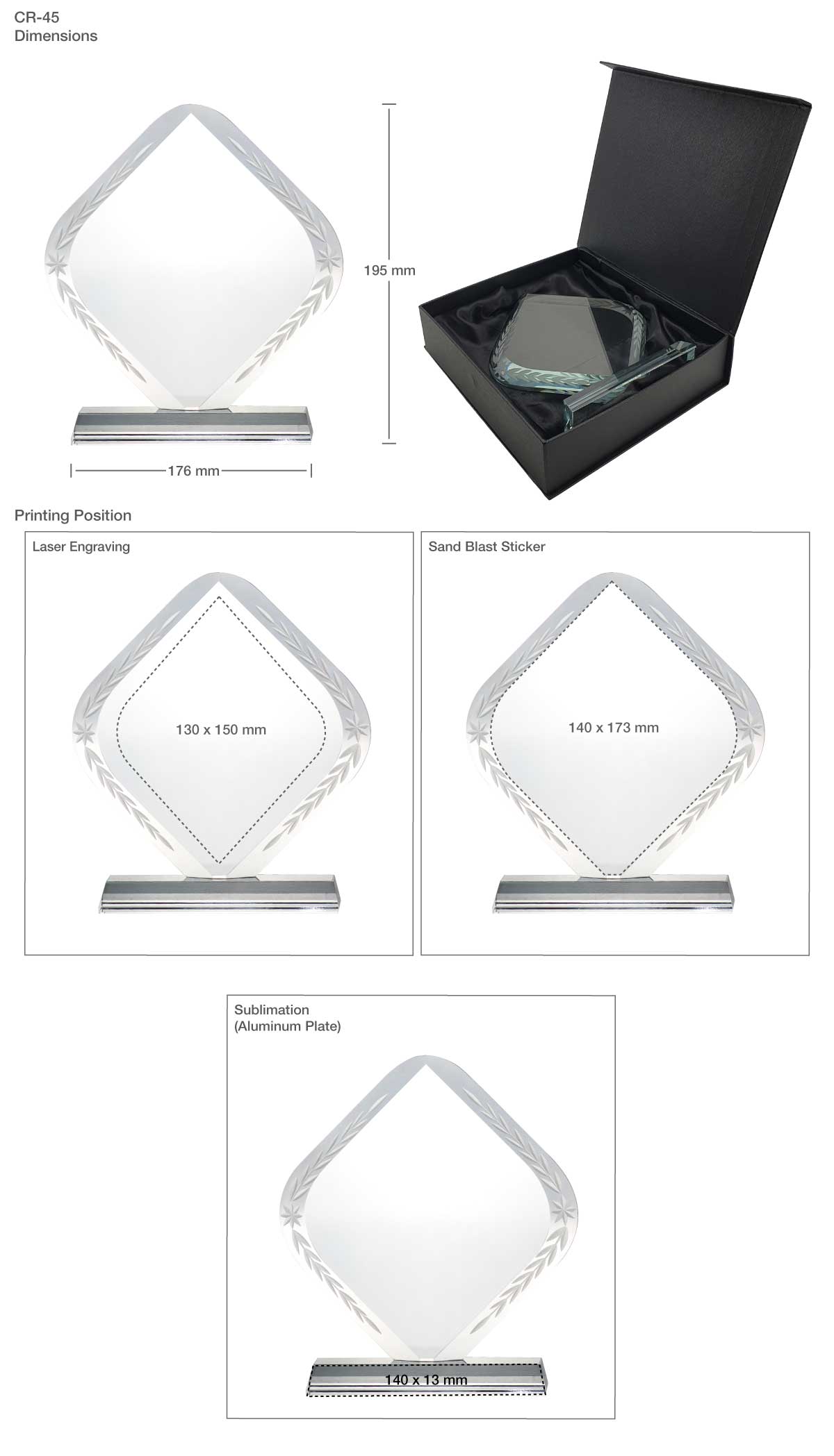 Crystal Award Printing