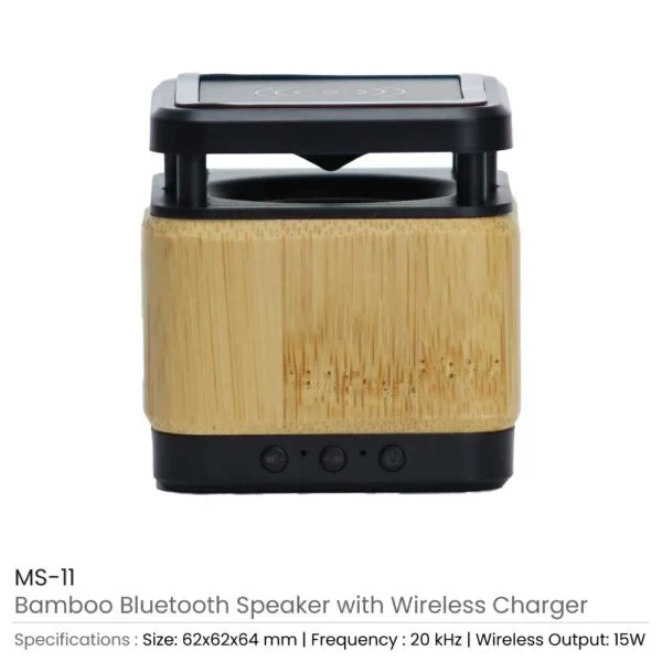 BT Speaker with Wireless Charger Details