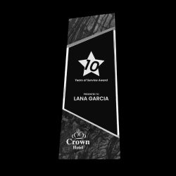 Crystal Awards Top & Bottom Marble Design with Gift Box - Image 2