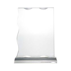 Rectangle Crystal Awards with Glass base & Box - Image 1