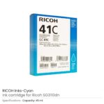 Ricoh-GC41-Inks-Cartridge-Cyan