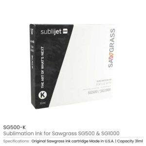 SUBLIJET UHD Ink Cartridges Black