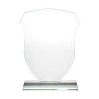 Shield Shaped Crystal Awards with Gift Box - Image 1