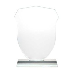 Shield Shaped Crystal Awards with Gift Box - Image 1