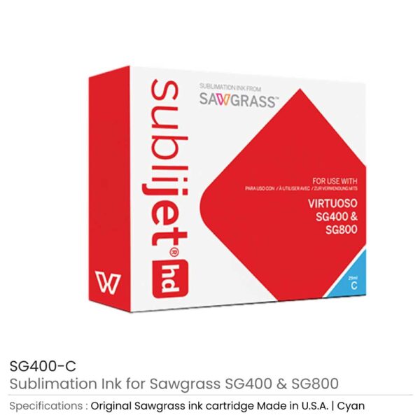 Sublijet HD Ink Cartridges Cyan