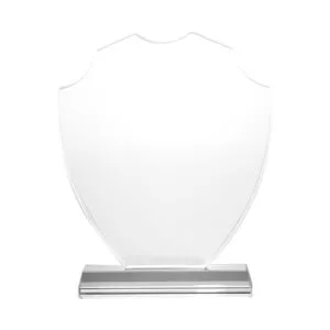 Victorian Shield Crystal Awards with Gift Box
