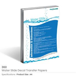 Waterslide Decal Transfer Papers