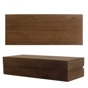 Matte Finish Veneer Wood Material Pen Box - Image 4