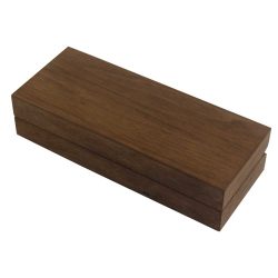 Matte Finish Veneer Wood Material Pen Box - Image 1