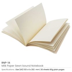 A5 Sewn Bound Notebooks 30 Sheets 80 GSM Paper - Image 3