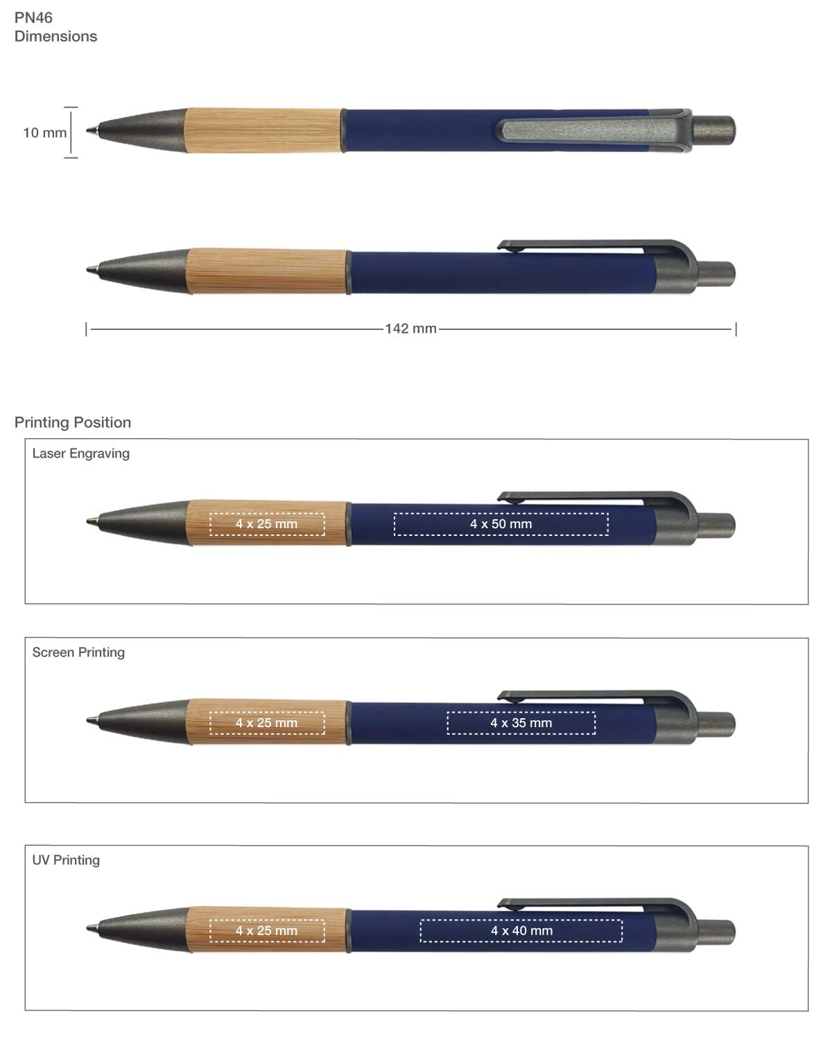 Printing on Pens