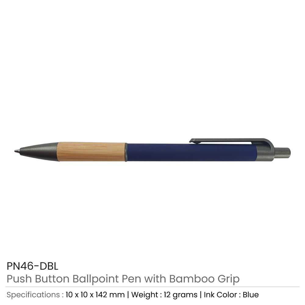 Pen-with-Bamboo-Grip-PN46-DBL