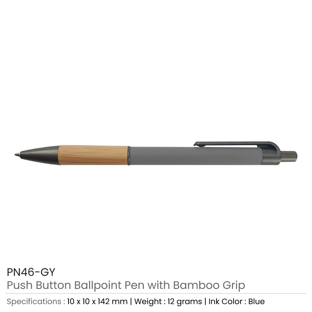 Pen-with-Bamboo-Grip-PN46-GY