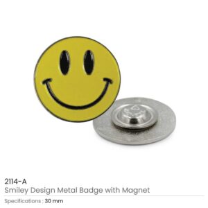 Smiley Metal Badges - Image 6