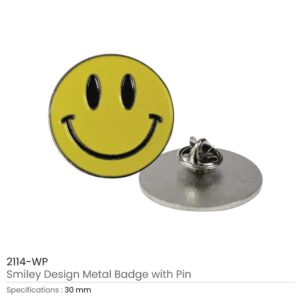 Smiley Metal Badges - Image 5