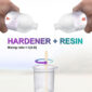 Epoxy Hardener Mixing