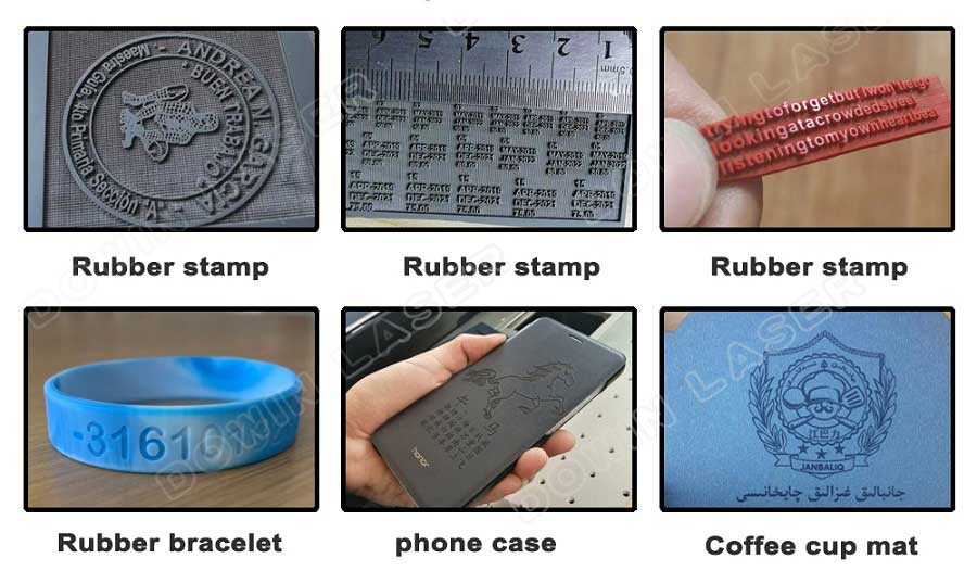 Rubber stamps laser engraving machine