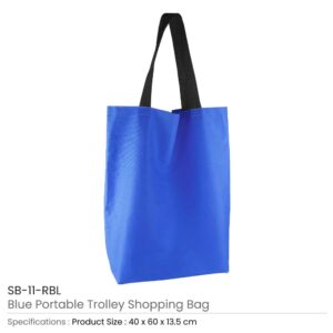 Portable Trolley Bags with Handles & Two Foldable Wheels - Image 6