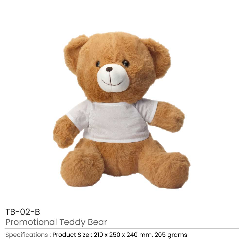 Teddy bear store with white shirt