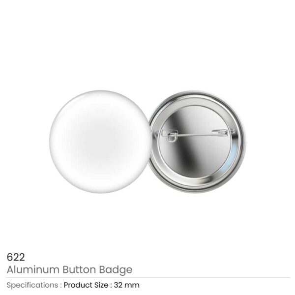 Aluminum Button Badges