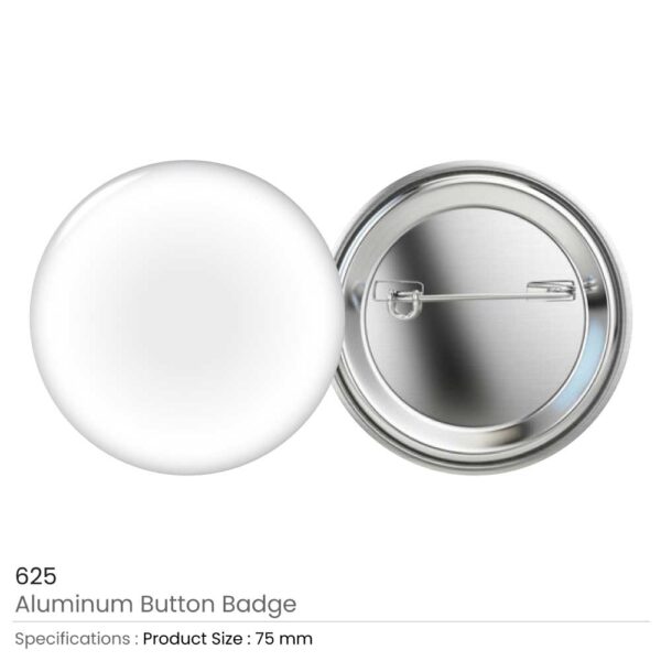 Aluminum Button Badges