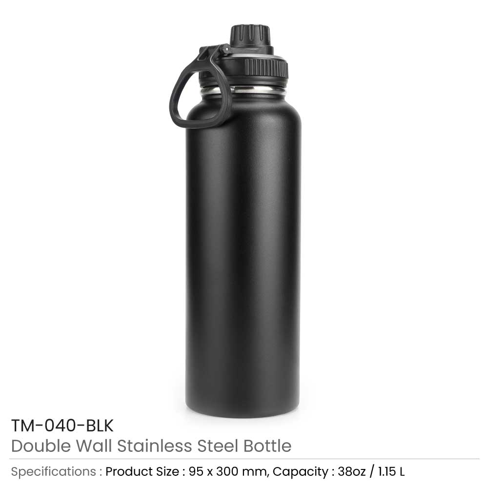 Double-Wall-Stainless-Steel-Bottles-Black-TM-040-BLK