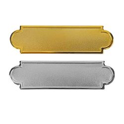 Blank Metal Name Badges