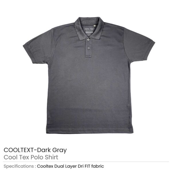 Polo Tshirt Dark Gray