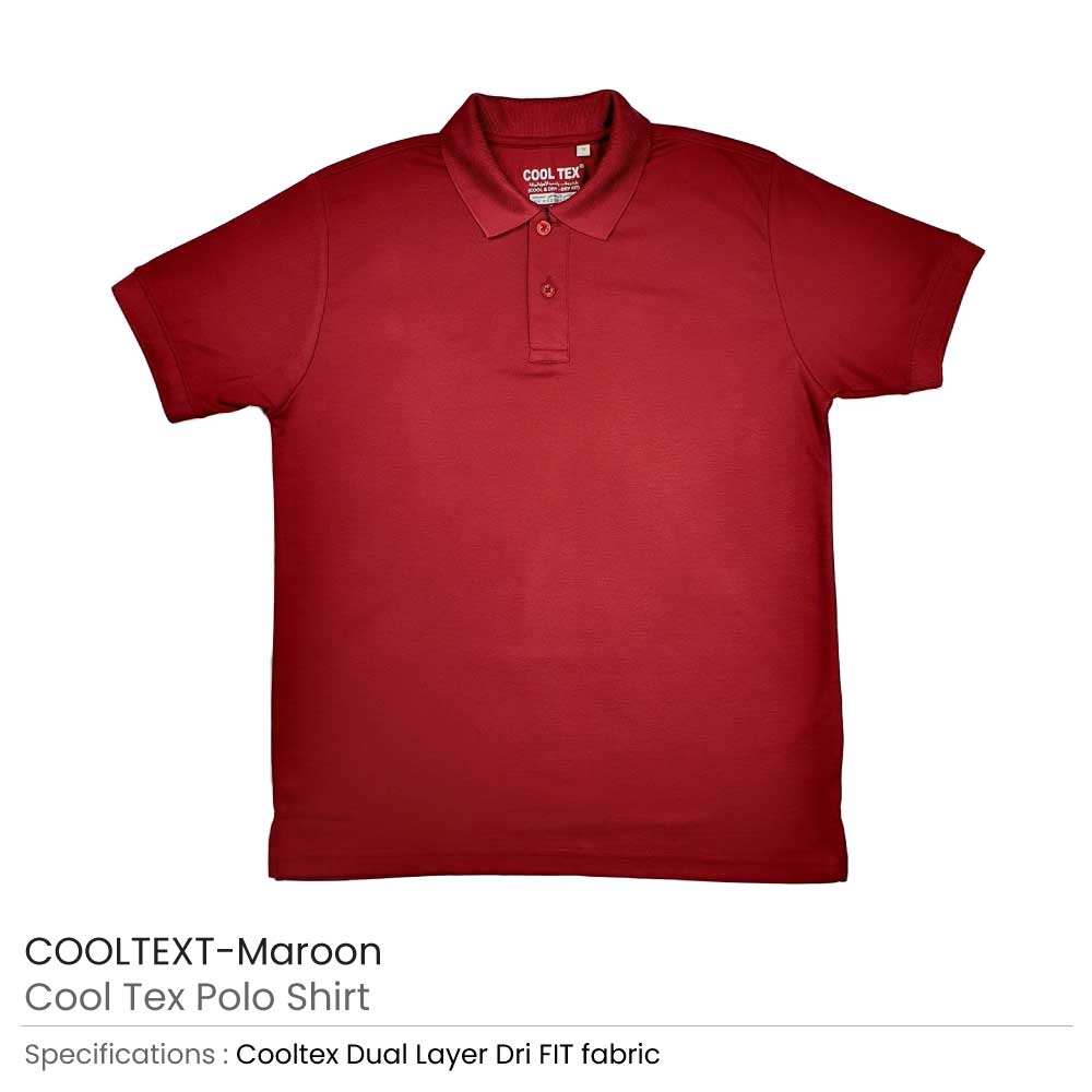 Polo-Shirt-Maroon-COOLTEXT-MRN