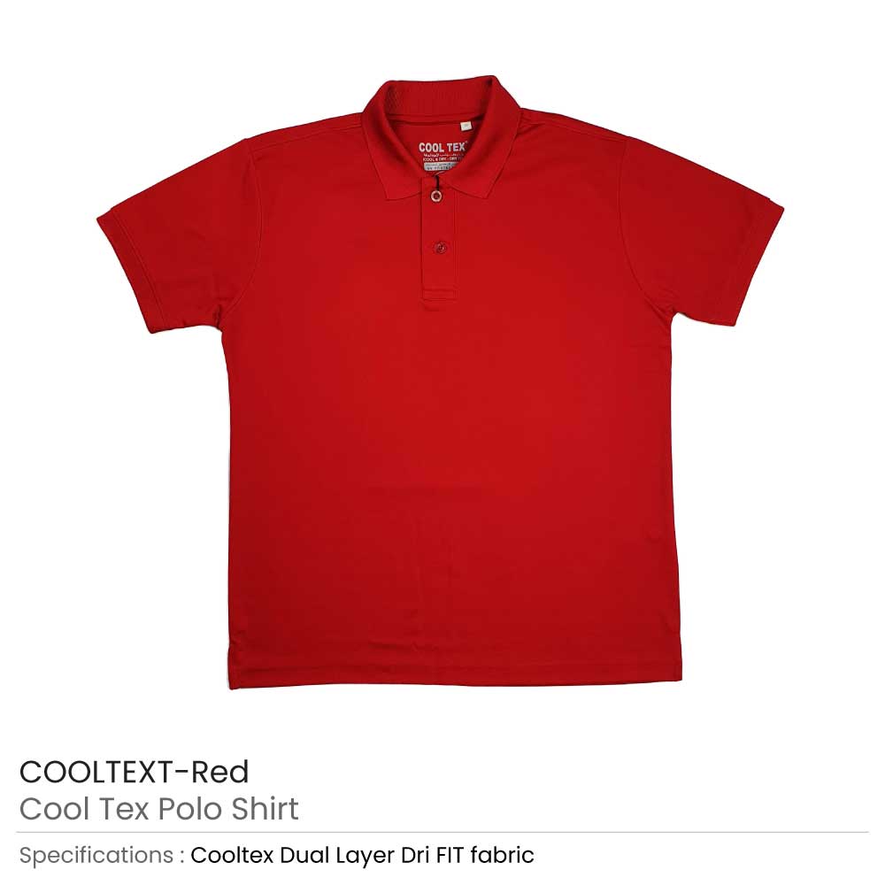 Polo-Shirt-Red-COOLTEXT-RED