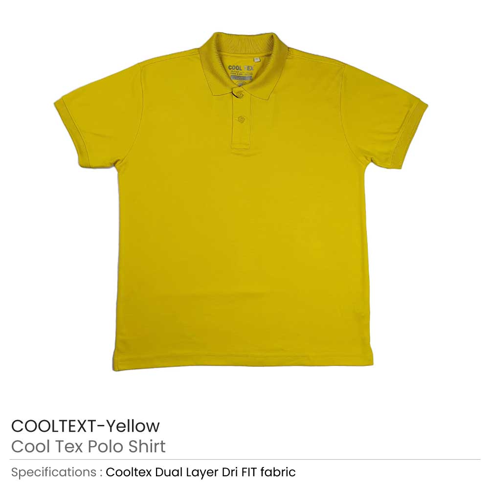 Polo-Shirt-Yellow-COOLTEXT-YLW
