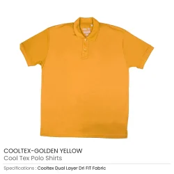 Polo Shirts COOLTEX - Golden Yellow