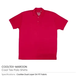Polo Shirts COOLTEX - Maroon