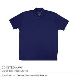Polo Shirts COOLTEX - Navy Blue