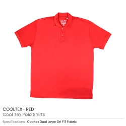 Polo Shirts COOLTEX - Red