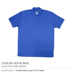 Polo Shirts COOLTEX - Royal Blue
