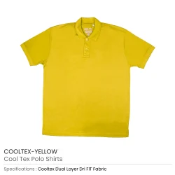 Polo Shirts COOLTEX - Yellow