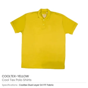 Polo Shirts COOLTEX - Yellow