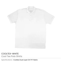 Polo Shirts COOLTEX - White