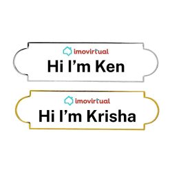 Printed Metal Name Badges