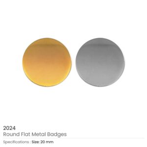 Round Metal Badges