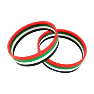 UAE Flag Silicone Wristbands