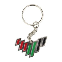 UAE Metal Keychains in UAE Logo 7 Lines Design - Image 2