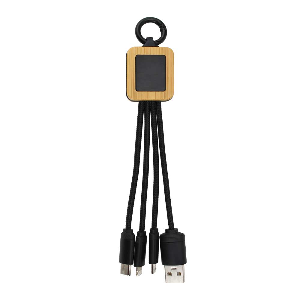 Bamboo Multi-Charging Cables Blank