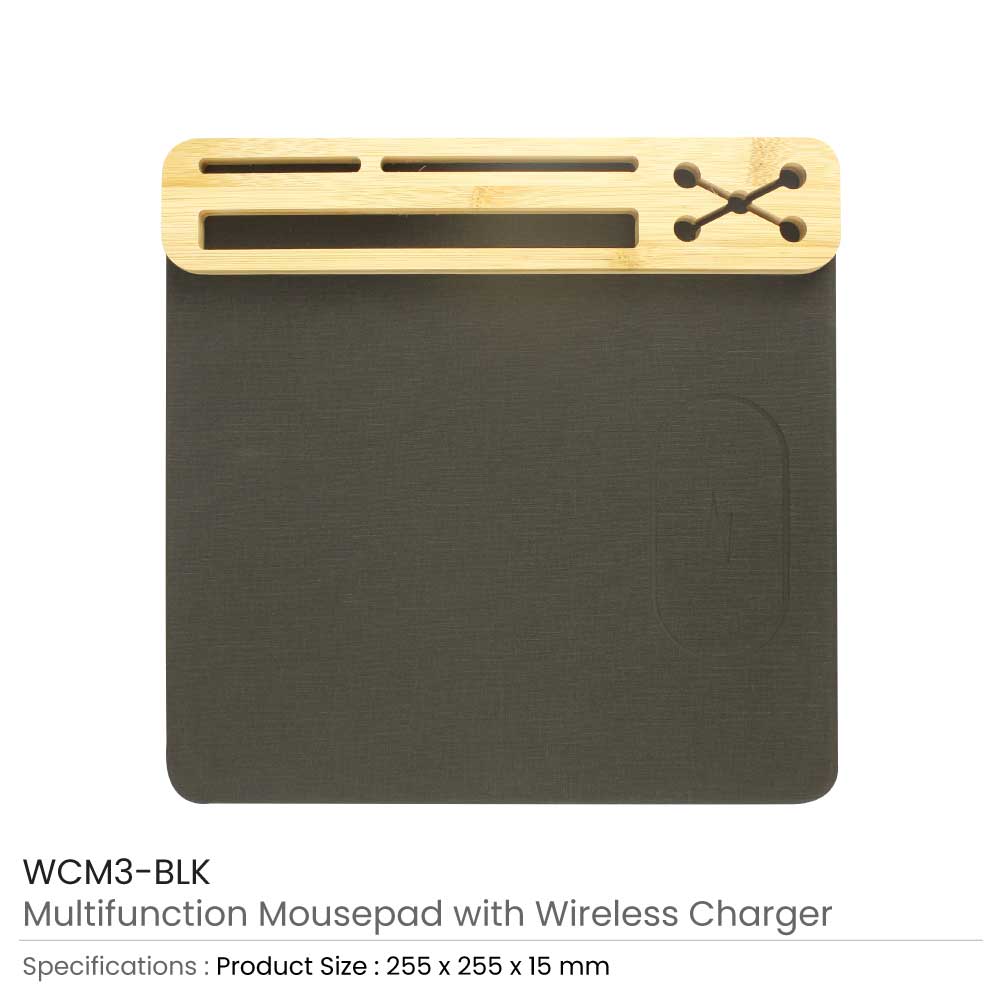 Mousepad-with-Wireless-Charger-WCM3-BLK