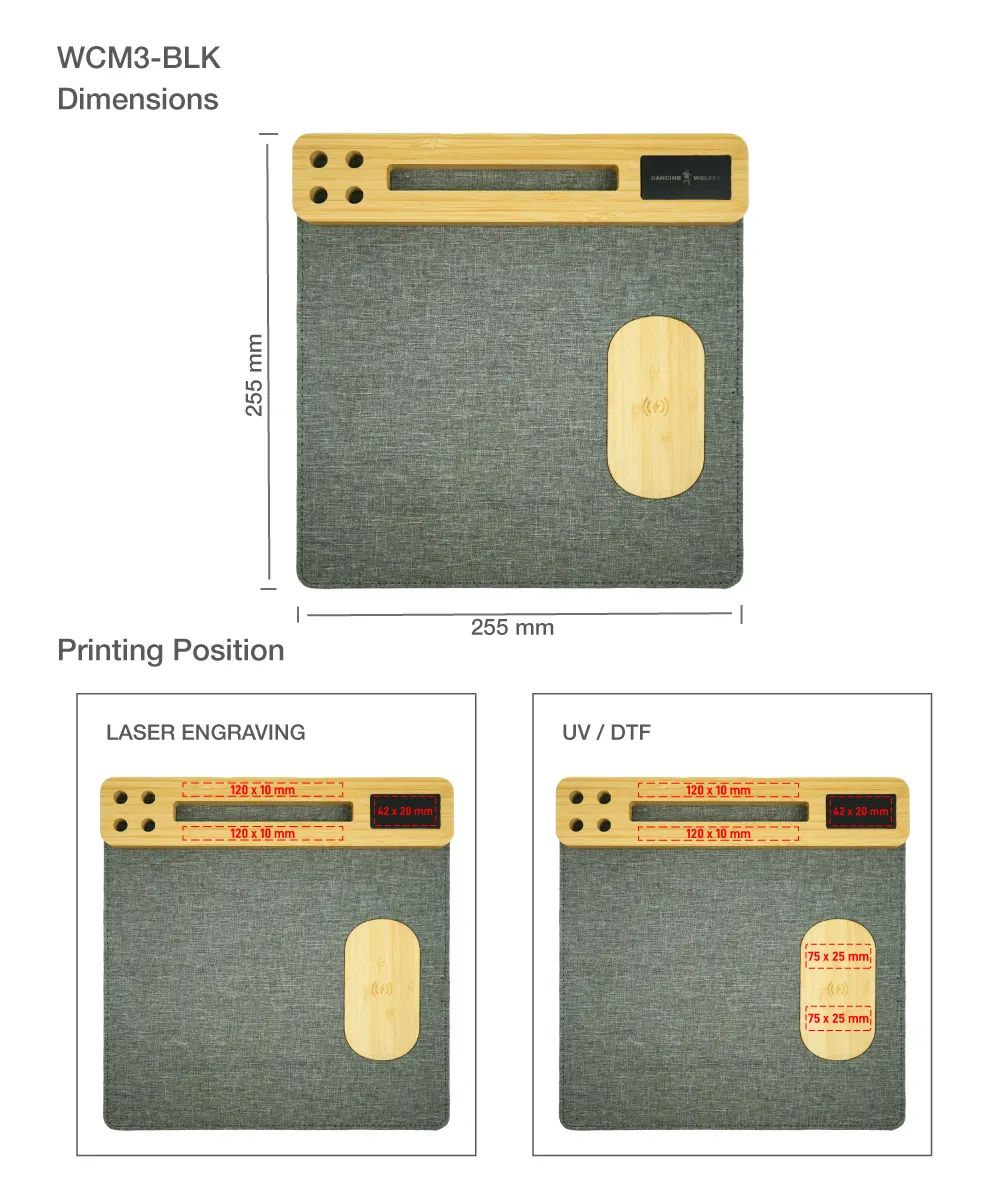 Multi-Function Mousepad Printing Details