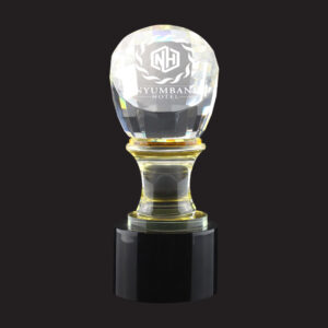 Branding Crystal Glass Trophy